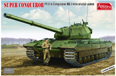 Amusing Hobby 35A013 1:35 Super Conqueror FV 214 Conqueror Mk I mit Spaced Armo