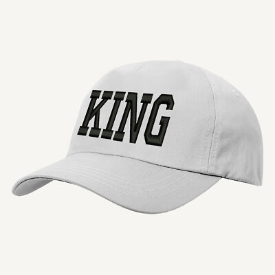 Bestickte King Logo Baseballkappe King Royal Badass Herren Haltung Prahlerei Mütze