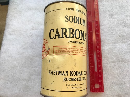 Eastman Kodak, Sodium Carbonate Vintage Tin, Rochester, N.Y. - Picture 10 of 10
