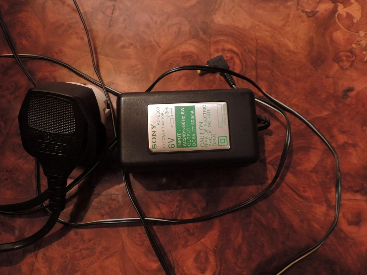 Sony AC-E603 AC Power Adaptor 6V for Radio Satellite etc.