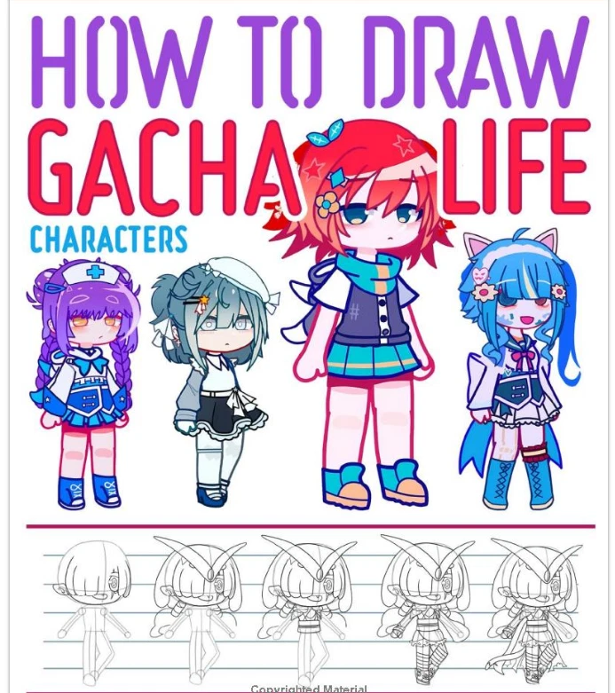 Gacha on sale life drawings