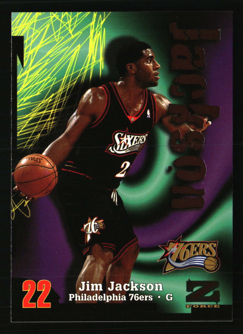 Jim Jackson 1997-98 SkyBox Z-Force #183 BASKETBALL Card