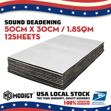 19.6"x11.8" Car Fireproof Cotton Pad Sound Deadener Heat Insulation Mat 10mm