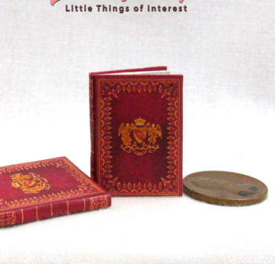 MEDIEVAL ALCHEMY 1:12 Scale Miniature Readable Illustrated Book Splendor Solis 