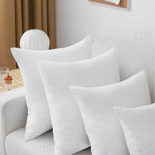 New Hypoallergenic Cushion Pad Stuffer Pillow Insert Square Pillow - Set of 2 - Picture 17 of 20