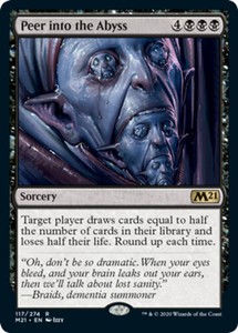 Peer into the Abyss - Foil x1 - Magic Core Set 2021 - NM-Mint, English - Magic C