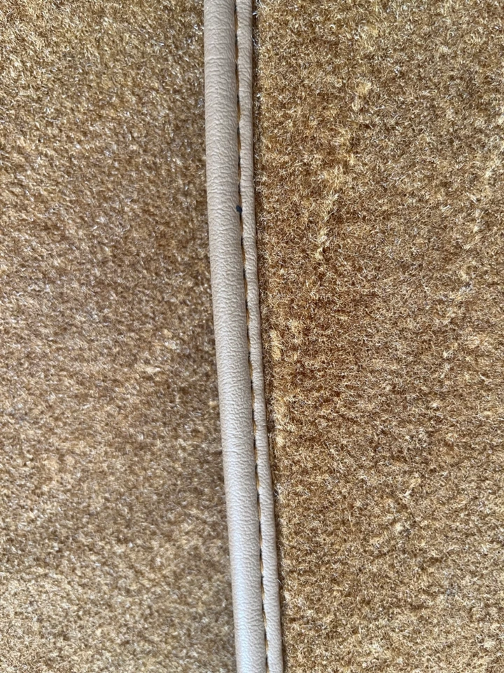 Juego de alfombras alfombras para Mercedes SL107 R107/W107 goma talón ahorradores dattel Foto 4 de 4