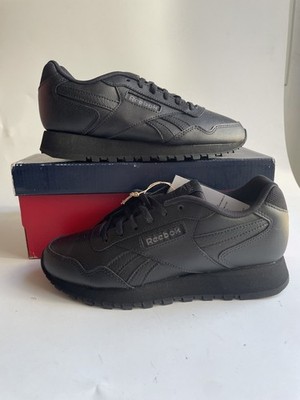 Reebok Glide Women's Size 6 Black Classic Leather Running Sneakers GV6993
