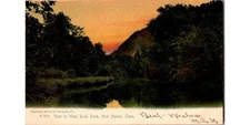 1905 West Rock Park New Haven CT Postcard Rotograph G 3171 Chromolithograph