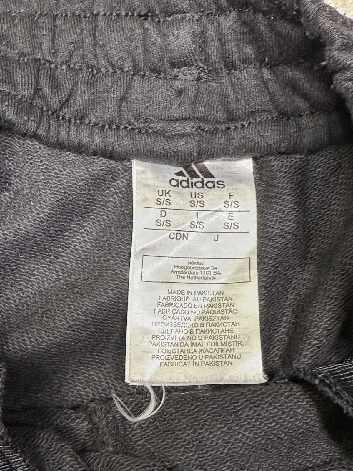 Adidas Men’s Small Jogging Bottoms Black Small image 3