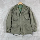 RARE PATTERN m1943 Jacket US Army ww2 Military Green Quilt Lined 2-Tone Collar