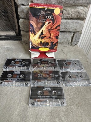 The Lord of the Rings Trilogy: The Hobbit J.R.R. Tolkien 2001, 7 Audio Cassettes