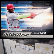 2018 Stadium Club #PZ-MO Marcell Ozuna Power Zone - JL