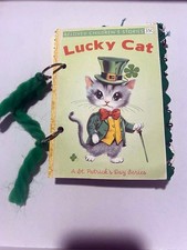 Handmade "Lucky Cat" Junk Journal - Retro Cute