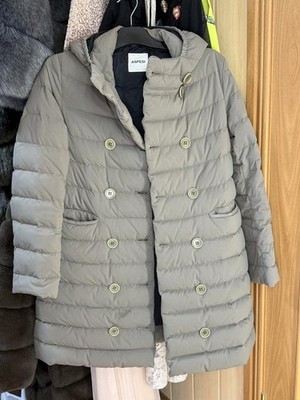 Ladies Alberto Aspesi Down Jacket Khaki 34 / XS /