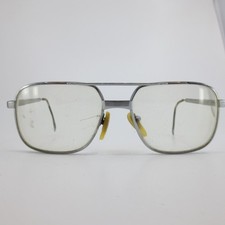 Luxottica Victor Taupelite Silver Aviator Glasses Frames Italy 58-18-140 KLIX-2