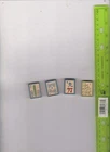 VINTAGE WOODEN MAHJONG REPLACEMENT TILES LOT 9 RARE FREE SHIPPINNG IN U S