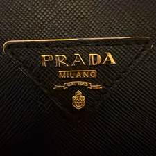 PRADA Black large Galleria Saffiano leather bag