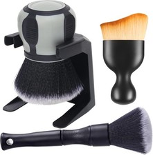 Detail Brush, Ultra Soft Bristles Detailing Brushes, 4PCS Professional Gray