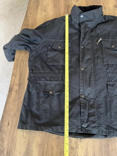 Barbour men's Sapper wax jacket, XL, Black, Wax cotton - Picture 11 of 12