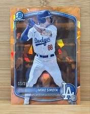 2025 Bowman Chrome Draft Sapphire Edition - Mike Sirota #BDC-11 Orange /25