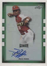 2018 Leaf Metal Perfect Game All-American Classic 9/10 Rece Hinds Auto nd3