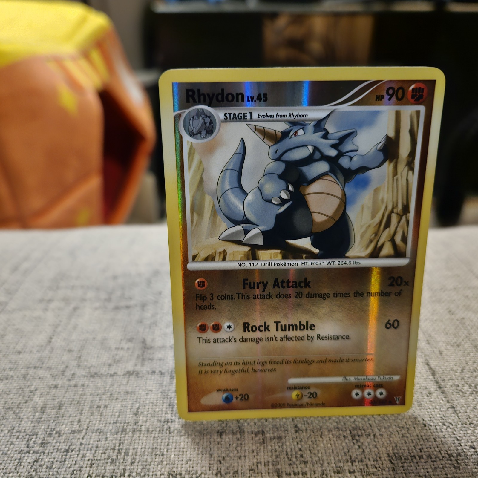 Rhydon Pokemon TCG Supreme Victors Reverse Holo Uncommon Card #80/147