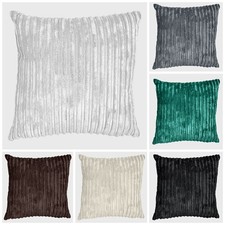 Jumbo Cord Cushion Covers Throw Sofa Pillow Case Cover 16" 18" 20" 22" 24" UK