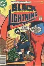 Black Lightning #4 VG 1977 Stock Image Low Grade