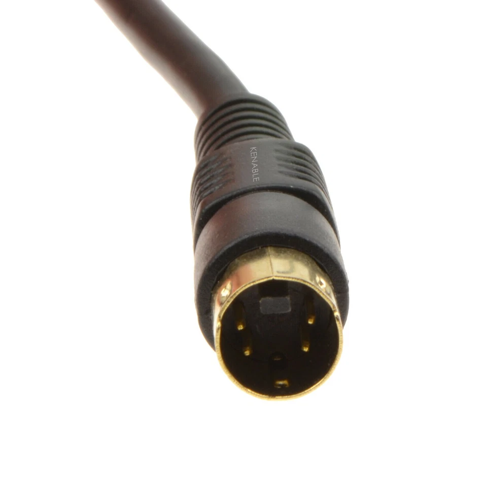 SVHS S-VIDEO Stecker zu Buchse Verlängerungskabel Gold - 3M - Bild 4 von 4