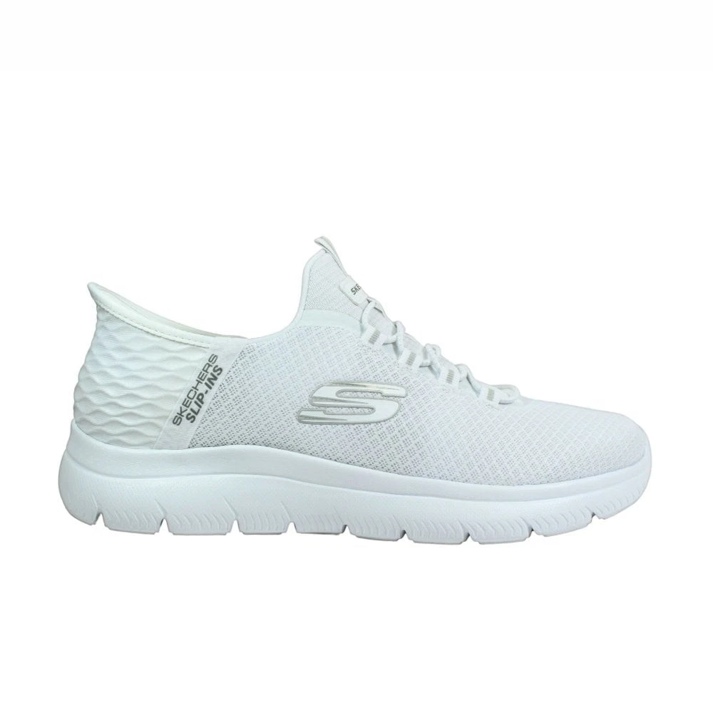 Skechers Slip-ins Summits High Range Mens White Trainers 232457 HandsFree SlipOn