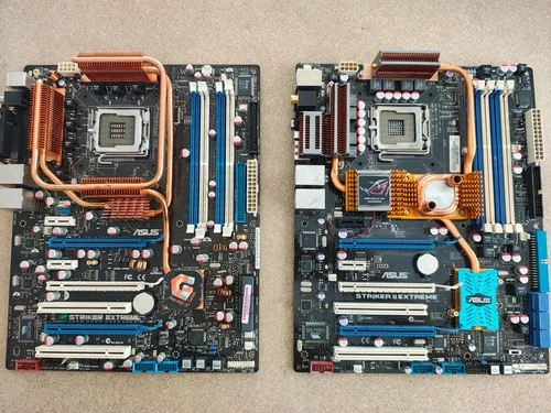 ASUS Striker Extreme + ASUS Striker II Extreme BUNDLE Socket 775 ⚠️FAULTY⚠️