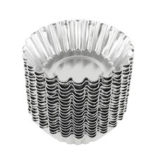 20 Piezas Moldes para Tarta de Huevo, Mini Tarta Latas para Tarta Aluminio Cupcake Pudín Muffin...