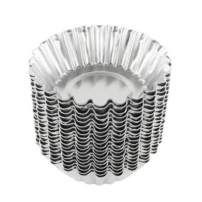 20Pcs Egg Tart Molds, Mini Tart Pan Aluminium Pie Tins Cupcake Pudding Muffin...