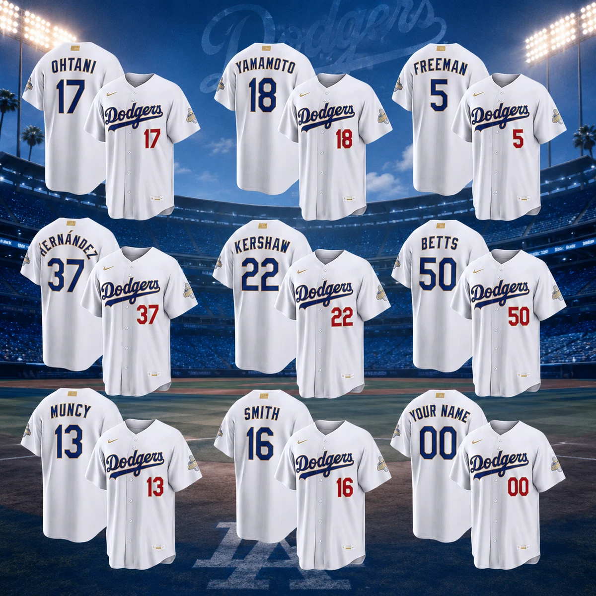 Los Angeles Dodgers Unisex Adult MLB Jerseys for sale | eBay