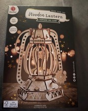 DIY-Set Laterne Öllampe aus Holz Erwachsene • mit Beleuchtung • Basteln Tüfteln