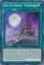 Yugioh! HP Evil Eye Domain - Pareidolia - INCH-EN033 - Secret Rare - 1st Edition