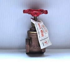 B&K Mueller Industries Threaded 1" Gate Valve 125 100-005 for Water Oil Air