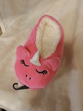Northeast Outfitters Cozy Cabin Aloe Infused Slippers Pink Unicorn Youth 13K-4