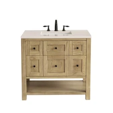James Martin Vanities 330-V36-3EMR Breckenridge 36" Single Basin - Light Natural