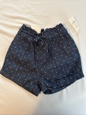 Nwt Baby Gap Navy Dot Shorts 12-18 Months New