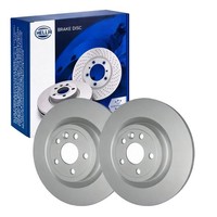 2X Hella Bremsscheiben 325Mm Hinten Passend FüR Jaguar F-PACE I-PACE Land