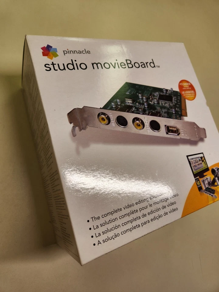 Pinnacle Studio MovieBoard; PCI video capture card; DVD Software; never used - Image 2 of 4