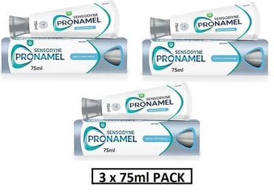 Sensodyne Pronamel Toothpaste Enamel Care, Gentle Whitening Toothpaste Mint 75ml
