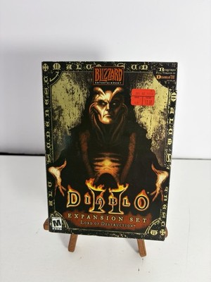 Diablo II 2 Lord of Destruction Expansion Set PC Big Box Sealed Blizzard 2001 