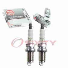 2 pc NGK 94582 ZFR6K-11 V-Power Spark Plugs for Ignition Wire Secondary  cp