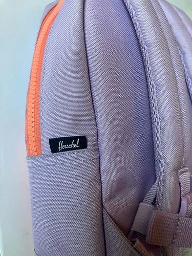 Mochila Herschel Supply Co.Heritage niños escuela camping rosa púrpura niñas usada en excelente estado - Imagen 5 de 12
