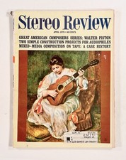 1970 Apr STEREO REVIEW Walter Piston AL KOOPER Stereo Projects GLASS HARMONICA