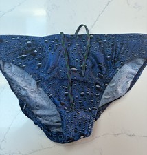 Men’s Boy’s Lad’s Vintage style Speedo  blue bubbles Retro 34” Swim speedos