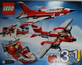 LEGO Creator 5892 Sonic Boom Airplane Set New